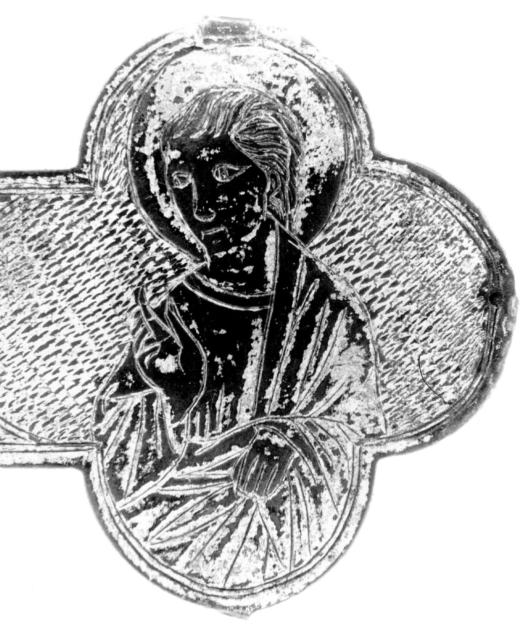croce processionale di Andrea Pisano (maniera) (ultimo quarto sec. XIV)