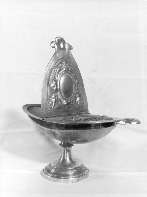 navicella portaincenso - a galeone - bottega italiana (sec. XX)
