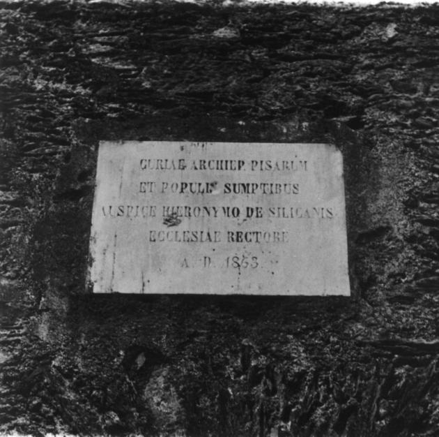 lapide - ambito apuoversiliese (sec. XIX)