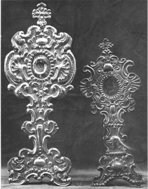 reliquiario, serie - ambito italiano (sec. XIX)