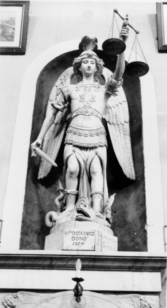 San Michele Arcangelo (statua) di Intaschi Carlo (sec. XIX)