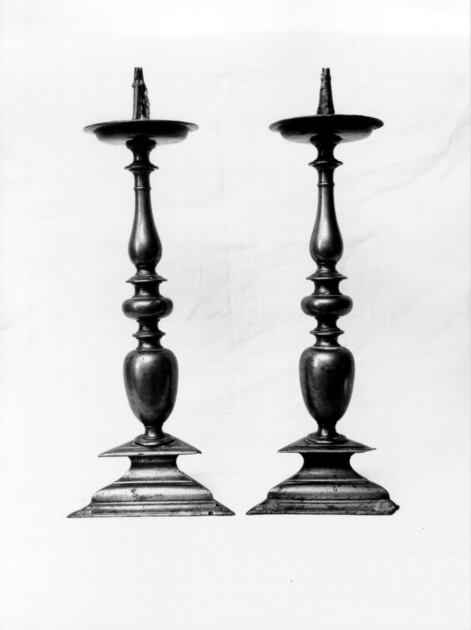 candeliere, serie - bottega toscana (sec. XVII)