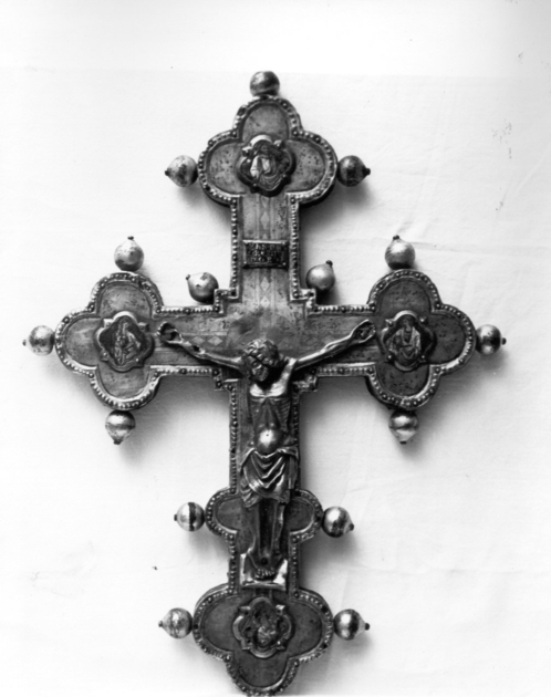 croce processionale - bottega lucchese (secondo quarto sec. XIV)