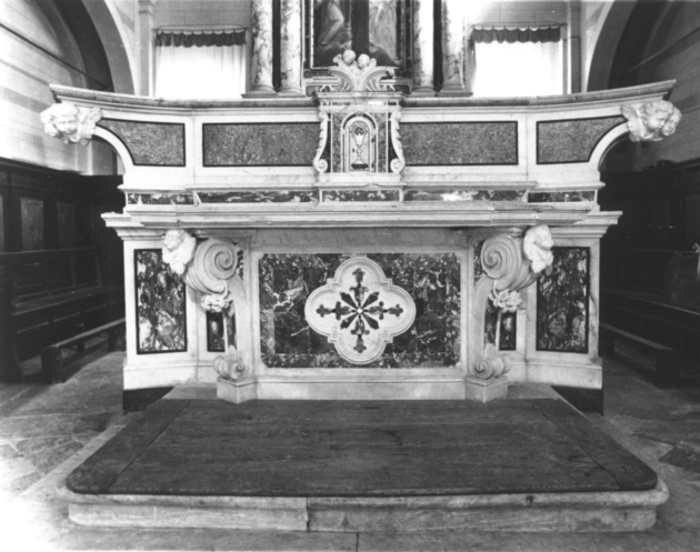 altare maggiore - ambito toscano (sec. XVII)