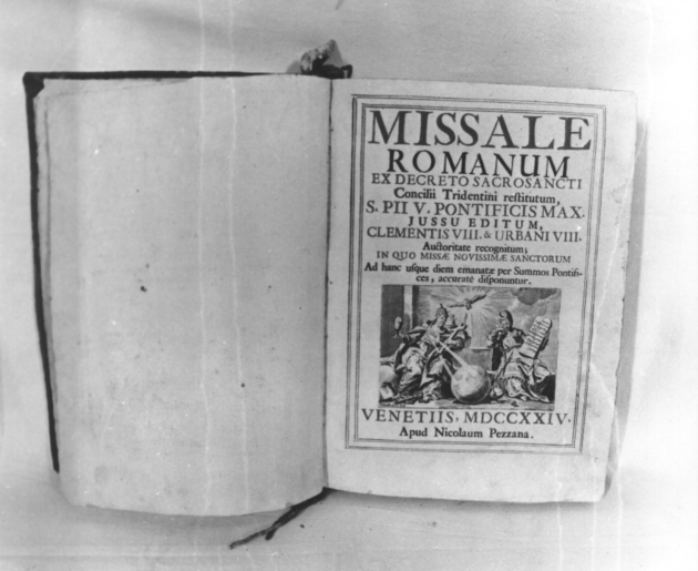 coperta di libro liturgico - ambito veneziano (sec. XVIII)