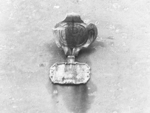 lapide - ambito apuoversiliese (sec. XVIII)