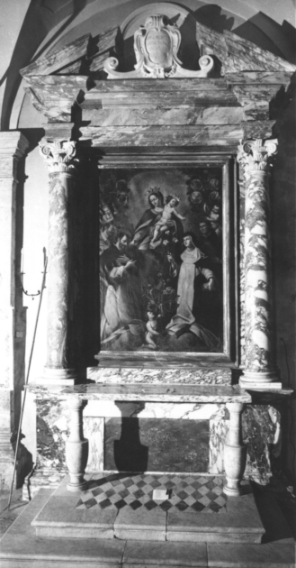 altare - ambito apuoversiliese (sec. XVII)