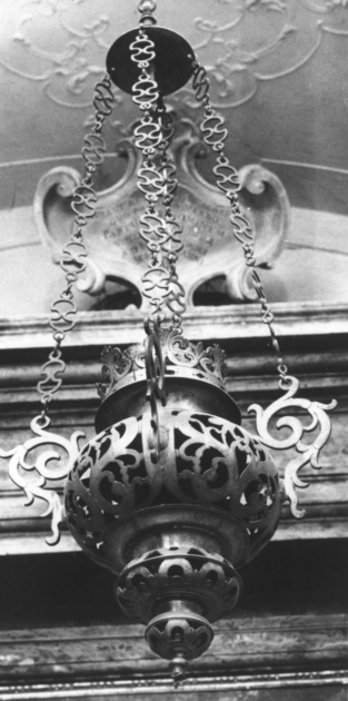 lampada pensile - ambito lucchese (sec. XVIII)