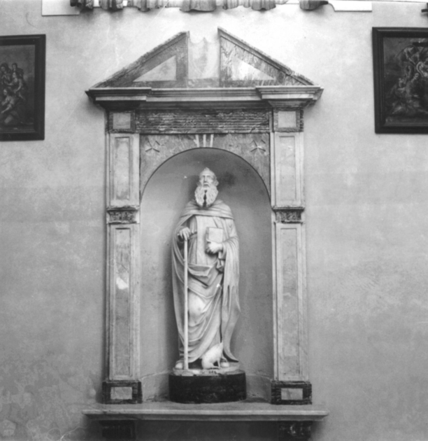 Sant'Antonio Abate (statua) di Civitali Nicolao (attribuito) (primo quarto sec. XVI)