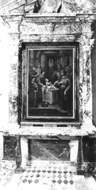 altare - ambito apuoversiliese (sec. XVII)