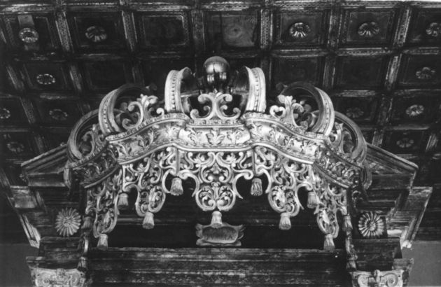 baldacchino d'altare - bottega versiliese (seconda metà sec. XVII)