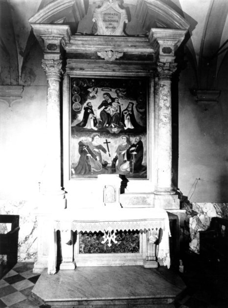 altare - ambito apuoversiliese (sec. XVIII)