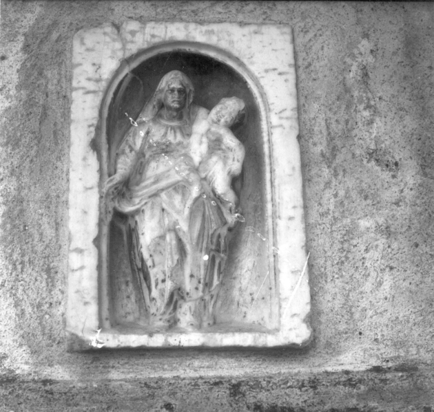Madonna del Rosario (rilievo) - ambito apuoversiliese (sec. XIX)