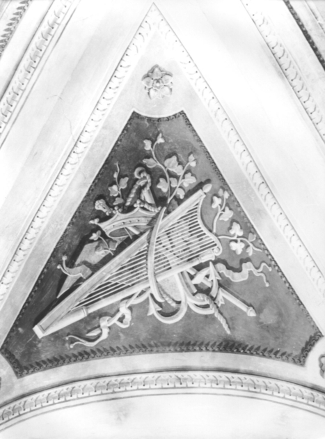 motivi decorativi (pennacchio, serie) di Ademollo Luigi (maniera) (prima metà sec. XIX)