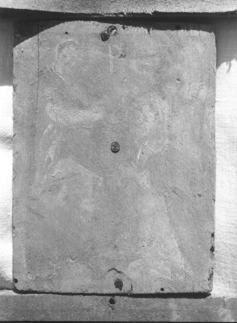 Madonna con Bambino e devota (ex voto) di Tommasi Guglielmo (inizio sec. XIX)