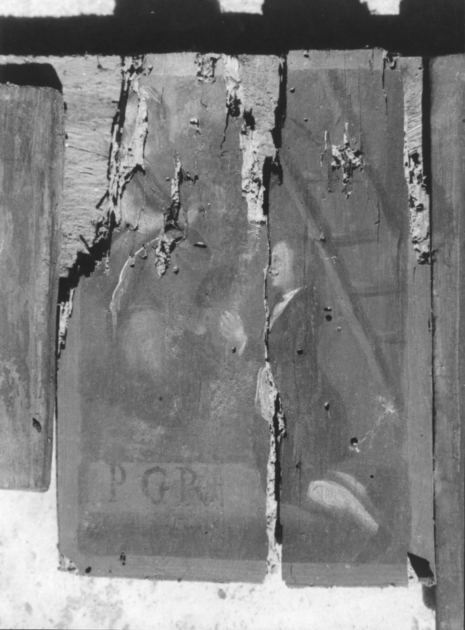 Madonna con Bambino e devoto (ex voto) di Tommasi Guglielmo (fine sec. XVIII)