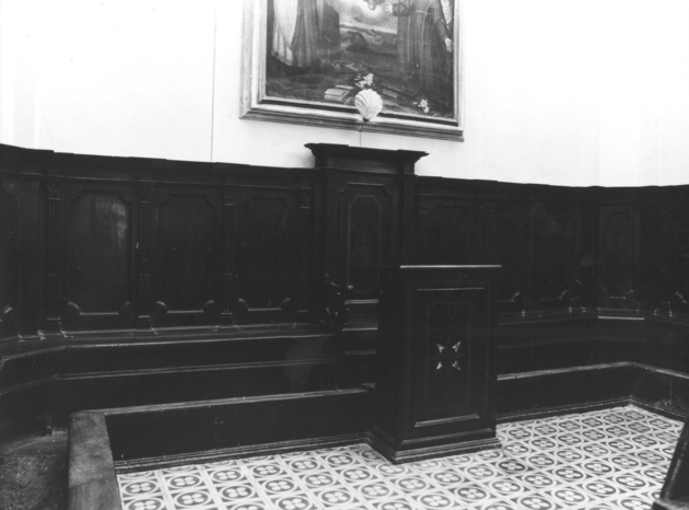 stalli del coro - ambito garfagnino (sec. XIX)