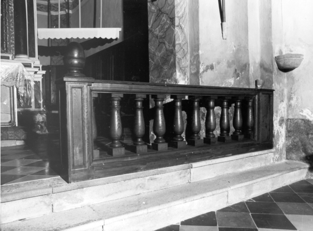 balaustrata - ambito garfagnino (sec. XIX)