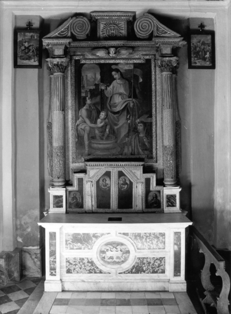 altare - ambito garfagnino (prima metà sec. XVIII)