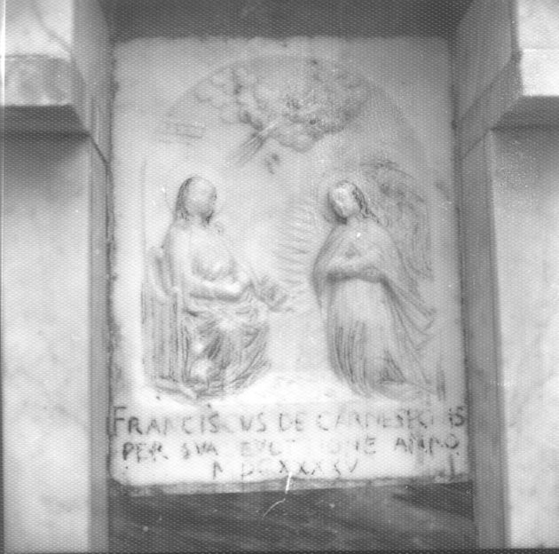 ANNUNCIAZIONE (rilievo) - ambito apuoversiliese (sec. XVII)