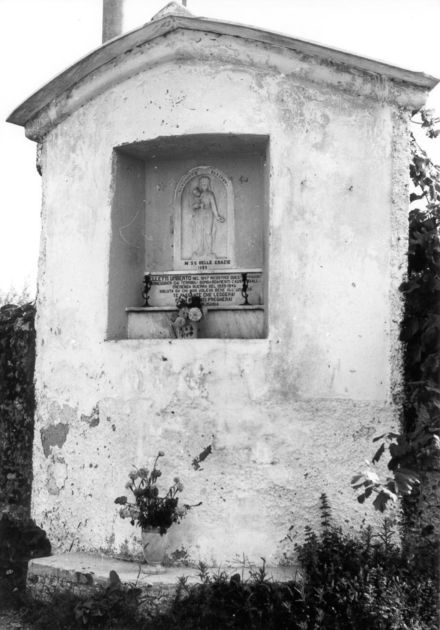 MADONNA CON BAMBINO (rilievo) - ambito apuoversiliese (sec. XIX)