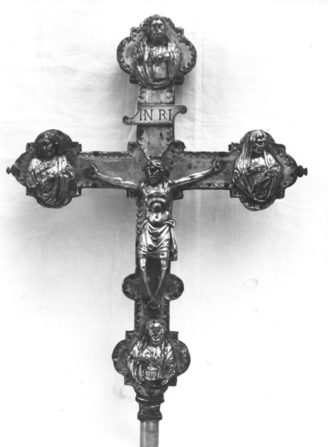 croce processionale - bottega lucchese (seconda metà sec. XV)