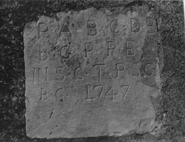 lapide - ambito lucchese (sec. XVIII)