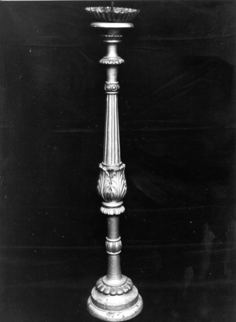 candeliere, serie di Cipriani Ginese (bottega) (metà sec. XIX)