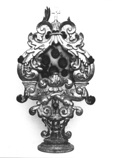 reliquiario, serie - ambito toscano (sec. XVIII)
