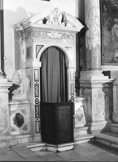 confessionale di Benti Donato (bottega), Bertocchi Andrea (bottega) (sec. XVII)