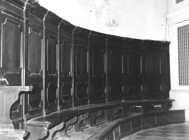 stalli del coro - ambito lucchese (fine sec. XIX)