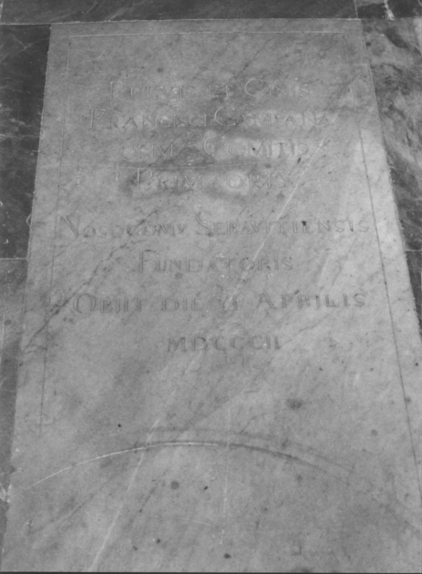 lastra tombale - ambito versiliese (sec. XIX)