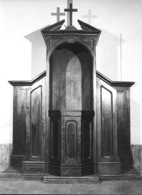 confessionale - ambito lucchese (inizio sec. XX)