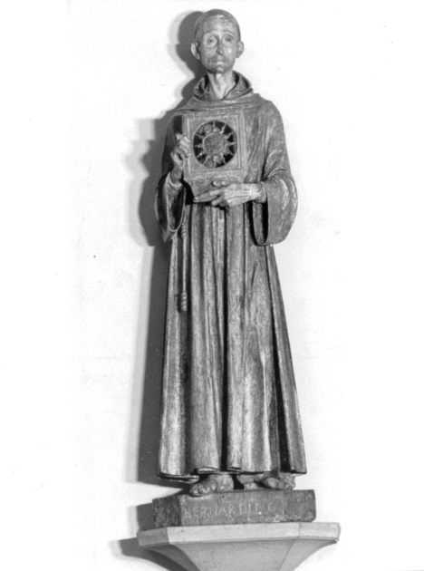 SAN BERNARDINO DA SIENA (statua) di Civitali Matteo (attribuito) (seconda metà sec. XV)