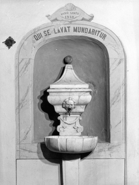 lavabo da sacrestia - ambito toscano (sec. XVIII)