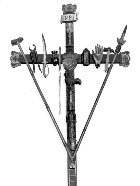 croce penitenziale - ambito lucchese (sec. XIX)