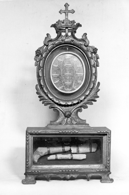 reliquiario, serie - ambito lucchese (sec. XVIII)