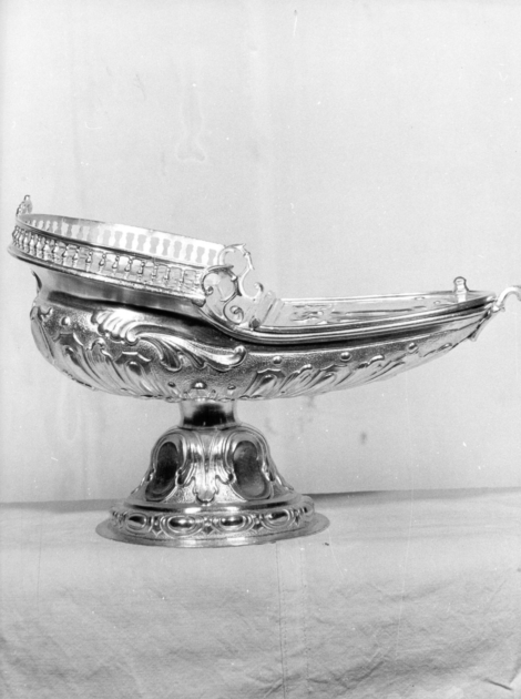 navicella portaincenso - a galeone di Simonetti Antonio (sec. XVIII)