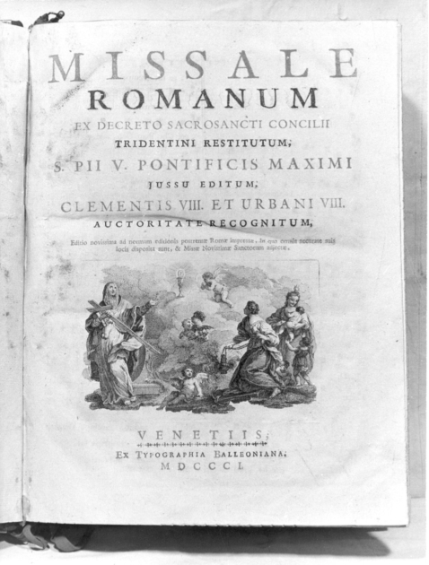 coperta di libro liturgico - ambito veneziano (sec. XIX)