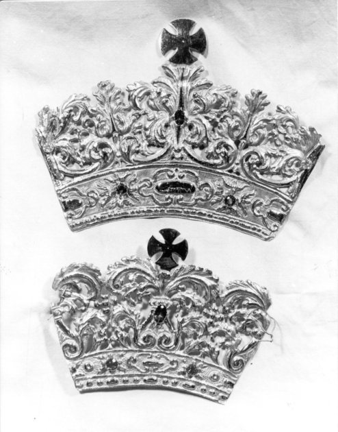 corona da dipinto, serie - bottega lucchese (?) (sec. XVIII)