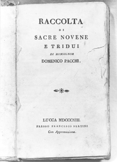 coperta di libro liturgico - ambito lucchese (sec. XIX)