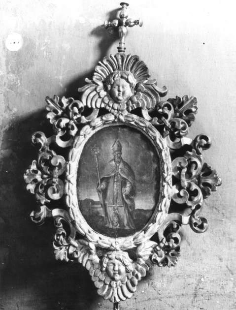 San Prospero (emblema di confraternita) - ambito garfagnino (secc. XVII/ XVIII)