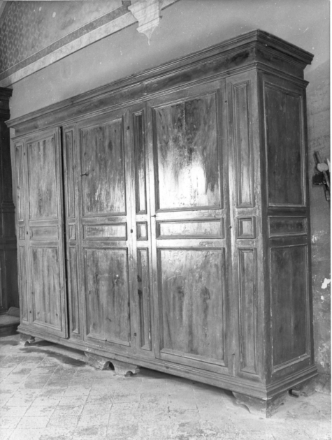 armadio da sacrestia - bottega lucchese (sec. XIX)
