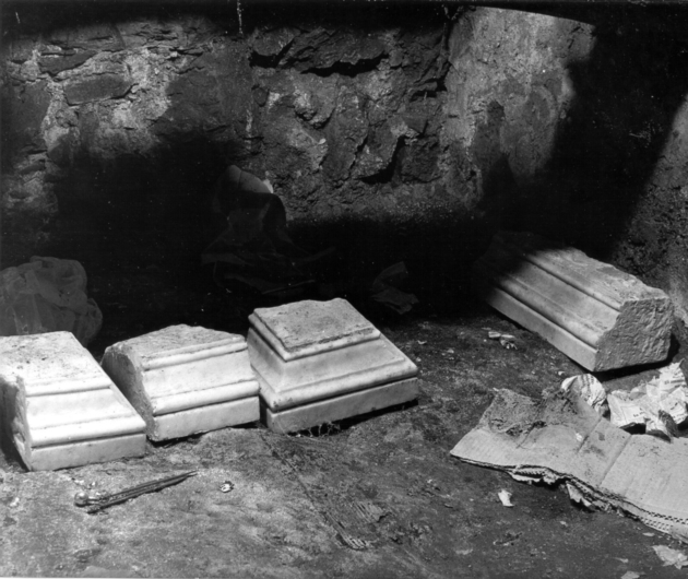 altare, frammento - bottega lucchese (?) (secc. XVII/ XVIII)