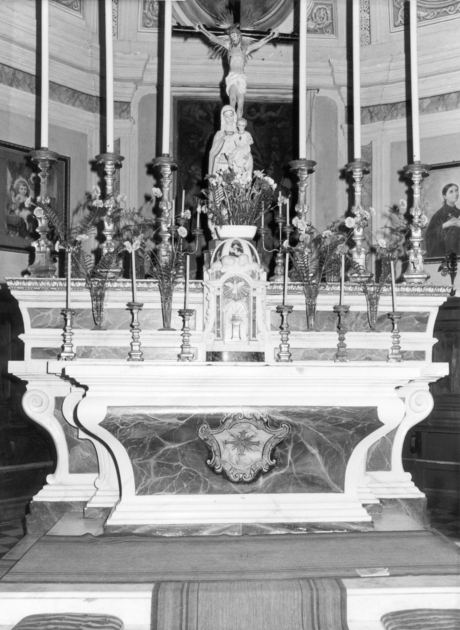 altare maggiore - ambito garfagnino (secc. XVIII/ XIX)