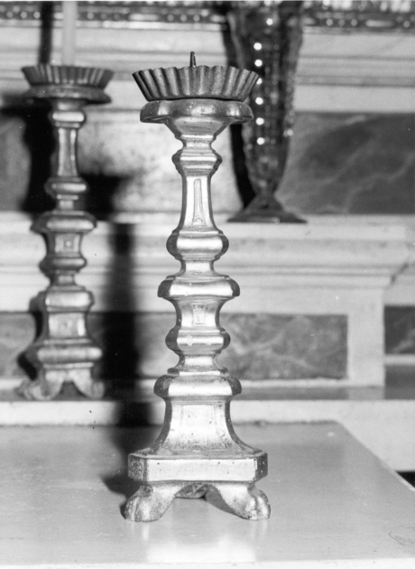 candeliere, serie - ambito garfagnino (sec. XVIII)