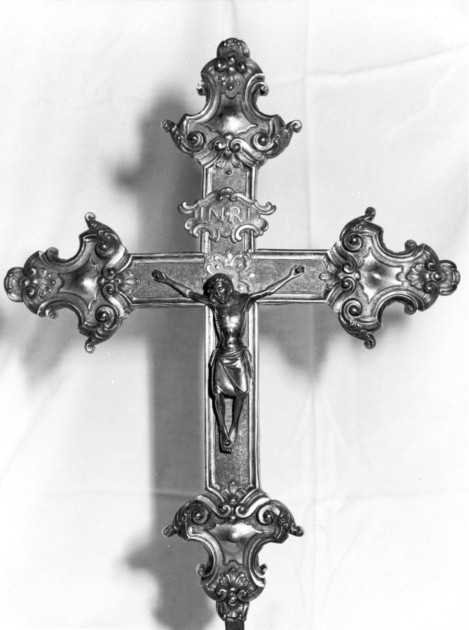 croce processionale - ambito toscano (sec. XVIII)