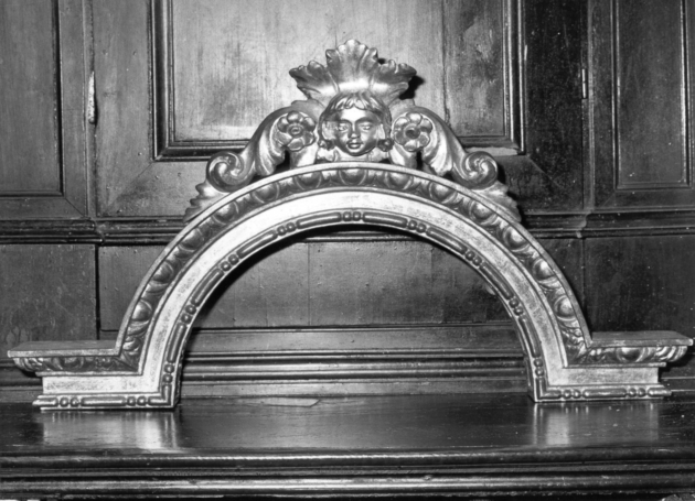 cornice, frammento - ambito garfagnino (sec. XIX)