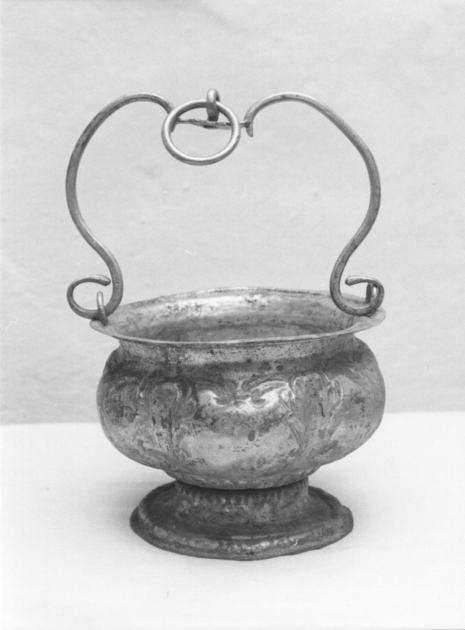 secchiello per l'acqua benedetta - bottega lucchese (metà sec. XVIII)