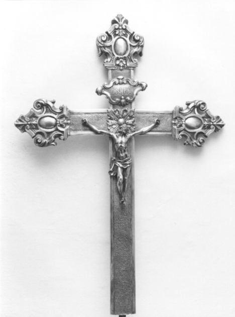croce processionale - bottega lucchese (seconda metà sec. XVIII)